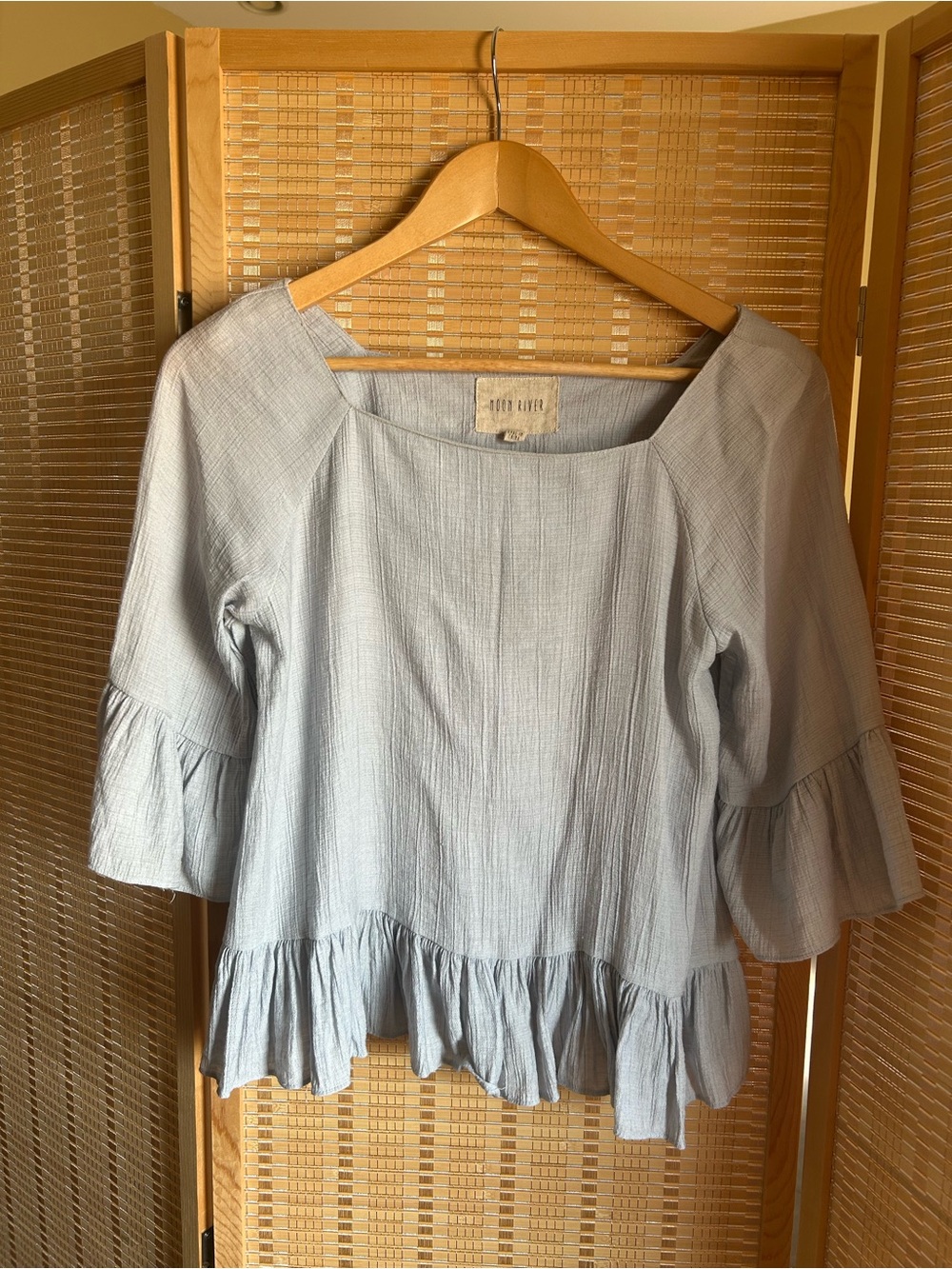 Light Blue Moon River Top